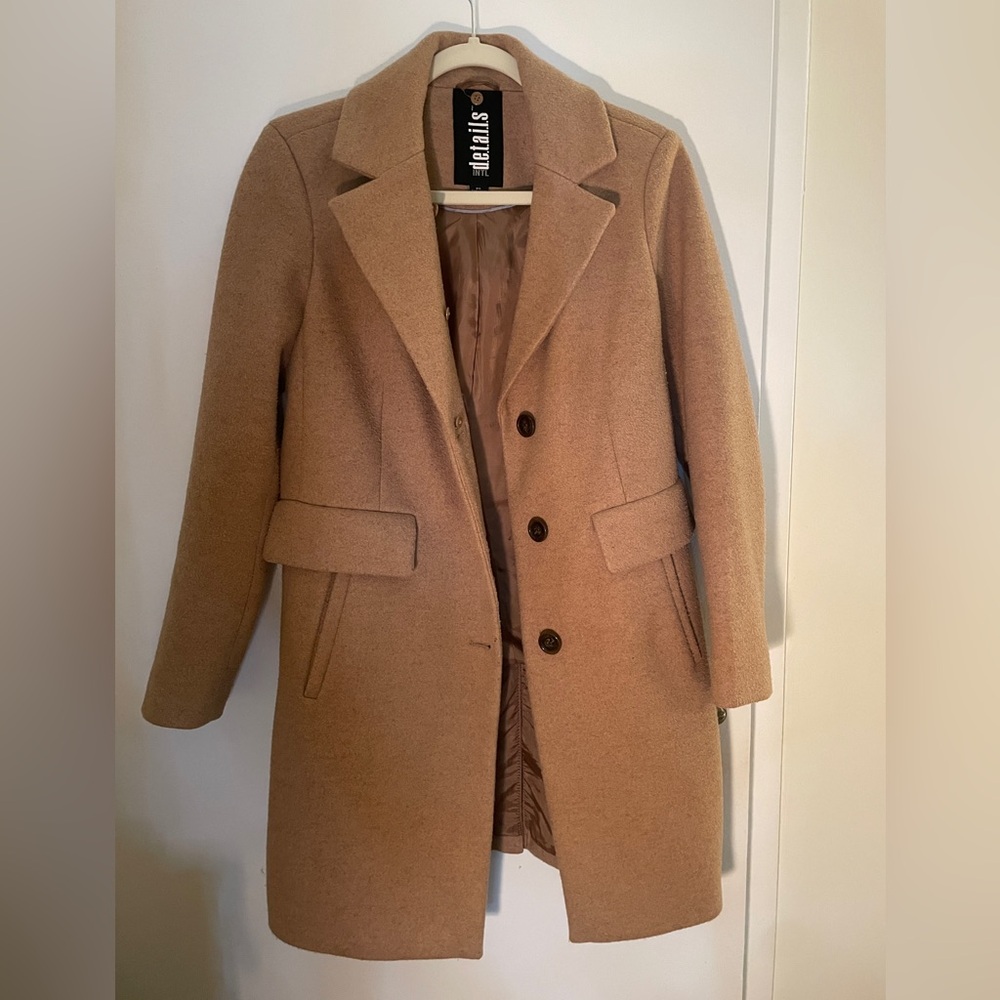 Details International Camel Peacoat | PS | Lightly Worn